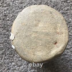 Vintage Ceramic Vase Textured Ikebana Brutalist Studio Pottery Creamy Heavy Rare