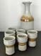 Vintage Charles Halling Studio Pottery Serving Set 7 Pieces. 1970s-1980s
