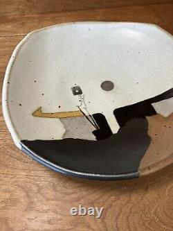 Vintage Charles Rothschild Gloria Nepstead Barlow studio pottery bowl abstract