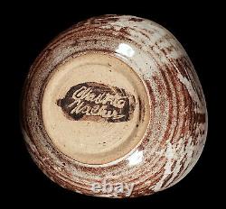 Vintage Charlotte Walker California Studio Art Pottery Bowl Mid-century Modern
