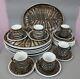 Vintage Cinque Ports Studio Pottery The Monastery Rye DINNER SERVICE SET. Plates