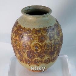Vintage Clark Styron Art Pottery Vase 1968, San Francisco CA Unicorn Studios MCM