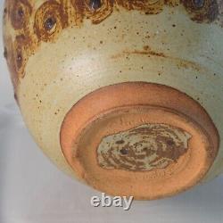 Vintage Clark Styron Art Pottery Vase 1968, San Francisco CA Unicorn Studios MCM