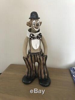 Vintage Clown Handmade By Elizabeth Haslam 1970's