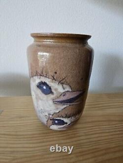 Vintage DLA Don & Linda Asakawa Scenic Vase Studio Pottery Vase 7