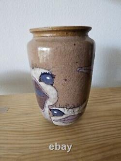Vintage DLA Don & Linda Asakawa Scenic Vase Studio Pottery Vase 7