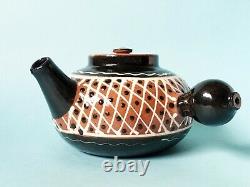 Vintage Danish MID Century Hak Studio Pottery Herman A. Kahler Marked Teapot