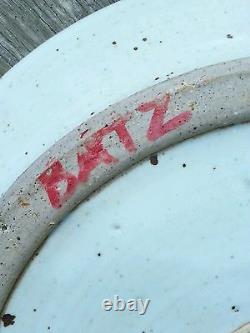 Vintage David Batz studio pottery stoneware glazed charger 12.5 inches