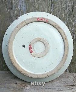 Vintage David Batz studio pottery stoneware glazed charger 12.5 inches