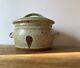Vintage Davis 1979 studio pottery casserole mid century modern lidded bowl art