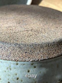 Vintage Davis 1979 studio pottery casserole mid century modern lidded bowl art
