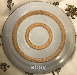 Vintage Dennis Kirchmann Studio Pottery Plate Signed Stoneware 10.25