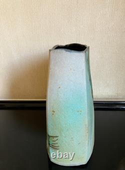 Vintage Dennis Meiners Portland Oregon Large Studio Pottery Vase Horse & Bird