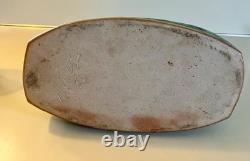 Vintage Dennis Meiners Portland Oregon Large Studio Pottery Vase Horse & Bird