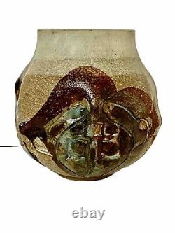Vintage Depot Creek Studio Stoneware Art Pottery Vase MCM Design
