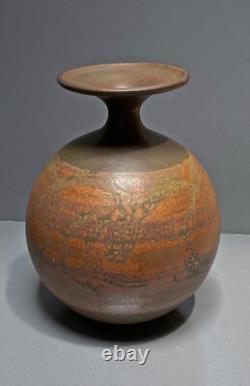 Vintage'Designs West' Studio Pottery Stoneware Vase Robert Maxwell Style MCM