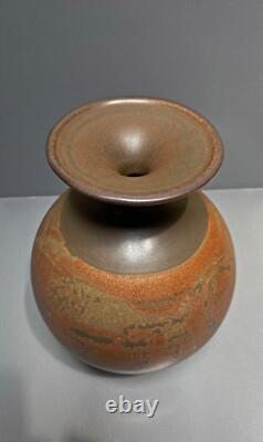 Vintage'Designs West' Studio Pottery Stoneware Vase Robert Maxwell Style MCM
