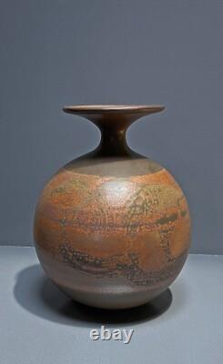 Vintage'Designs West' Studio Pottery Stoneware Vase Robert Maxwell Style MCM