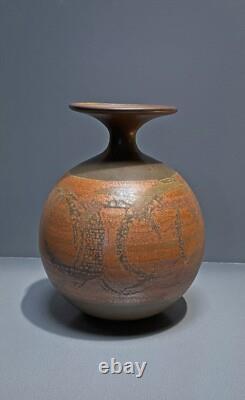 Vintage'Designs West' Studio Pottery Stoneware Vase Robert Maxwell Style MCM
