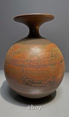 Vintage'Designs West' Studio Pottery Stoneware Vase Robert Maxwell Style MCM
