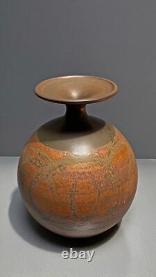 Vintage'Designs West' Studio Pottery Stoneware Vase Robert Maxwell Style MCM