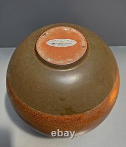 Vintage'Designs West' Studio Pottery Stoneware Vase Robert Maxwell Style MCM