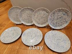 Vintage Devica Gres de Viana Portugal Art Studio Pottery Dinner Plates Set of 7