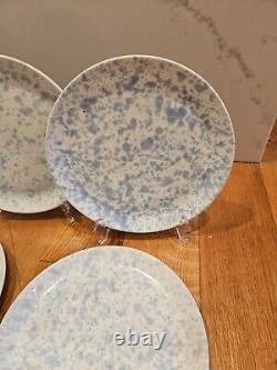 Vintage Devica Gres de Viana Portugal Art Studio Pottery Dinner Plates Set of 7