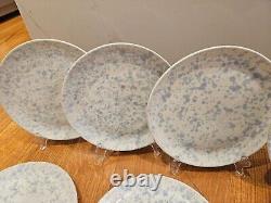 Vintage Devica Gres de Viana Portugal Art Studio Pottery Dinner Plates Set of 7