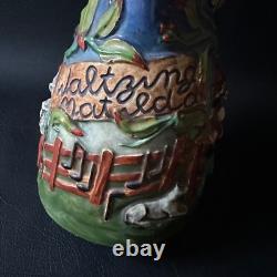 Vintage Diana Studio Pottery Australia Waltzing Matilda Musical Pottery Jug