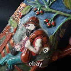 Vintage Diana Studio Pottery Australia Waltzing Matilda Musical Pottery Jug