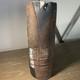 Vintage Doug DeLind Raku Modernist Studio Art Pottery Vase Vessel Art Sculpture