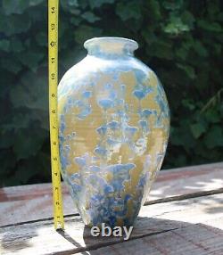 Vintage Doug Johnson Pepperwood California Crystaline Studio Art Pottery Vase