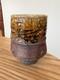 Vintage Doug Lawrie Studio Pottery Yunomi Or Vase Glazed Woodfire Stamped 4.5