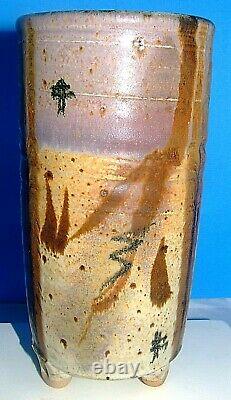 Vintage Elmer Taylor Studio Pottery Vase Handmade Stoneware, Marked/Signed