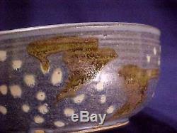 Vintage Frances Senska Northwest Studio Pottery Birds Bowl