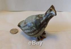 Vintage Frances Senska Northwest Studio Pottery Partridge Bird Sculpture