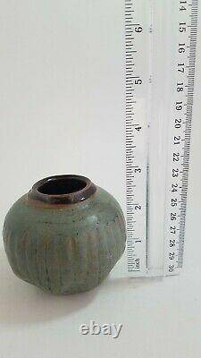 Vintage Frances Senska Studio Art Pottery Vase