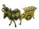 Vintage Frank Engle Studio Pottery Porcelain PAIR Donkey & Cart