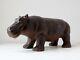 Vintage French Studio Pottery Hippo Sculpture