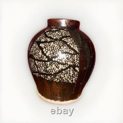 Vintage Gallo de Oro GTO Mex 11 Multi-glazed Urn/vase studio pottery