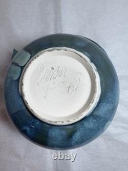 Vintage Gary Eagan Signed Studio Pottery- Floral Design