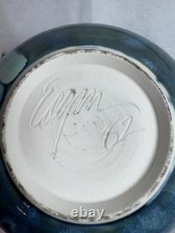 Vintage Gary Eagan Signed Studio Pottery- Floral Design