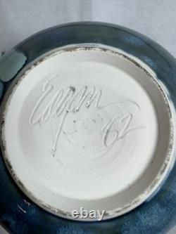 Vintage Gary Eagan Signed Studio Pottery- Floral Design