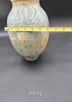 Vintage Gary L. Blosch Studio Pottery Crystalline Jar with Lid, Utah, 1982 LARGE