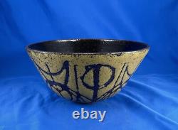 Vintage Gawaine Dart Studio Pottery Bowl 1950 1955