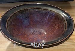 Vintage Gil Harrison GH Modern Studio Pottery Ikebana Large Bowl Signed