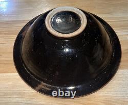 Vintage Gil Harrison GH Modern Studio Pottery Ikebana Large Bowl Signed
