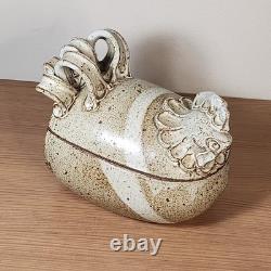 Vintage Ginny & Paul Anthony Studio Pottery Stoneware Ceramic Chicken Tureen