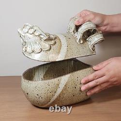 Vintage Ginny & Paul Anthony Studio Pottery Stoneware Ceramic Chicken Tureen
